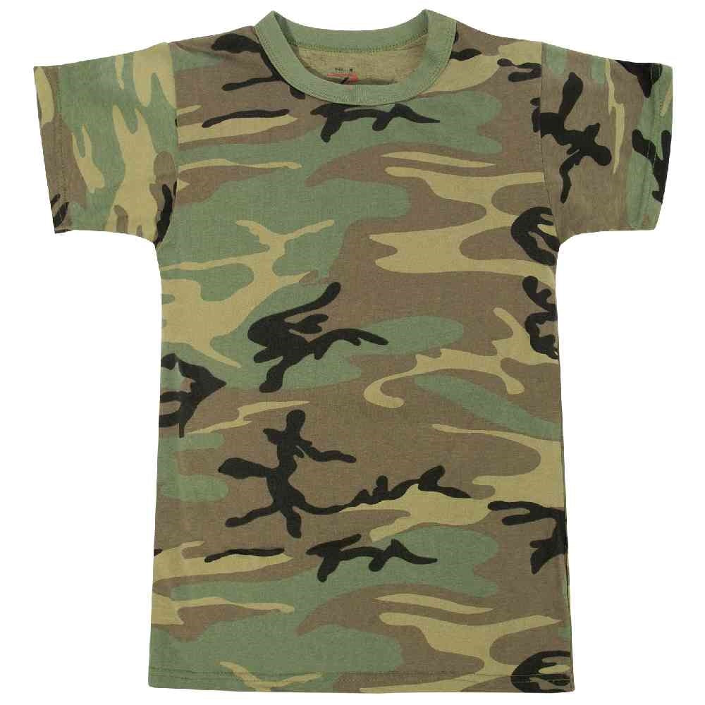 Rothco Kids Vintage Woodland Camo T-Shirt - 7605