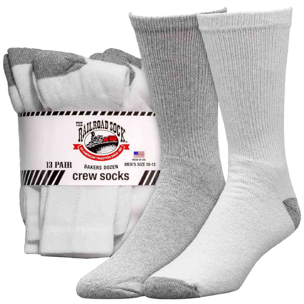 Railroad Socks Bakers Dozen Crew Socks BD