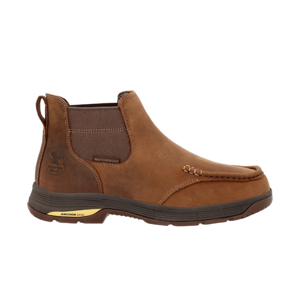 Georgia Athens SuperLyte Waterproof Slip On Soft Toe Work Boot GB00548