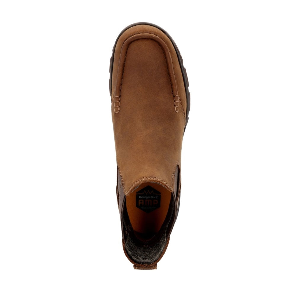 Georgia Athens SuperLyte Waterproof Slip On Soft Toe Work Boot GB00548