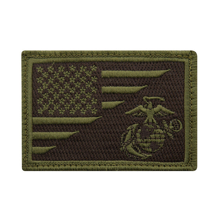 USMC Globe and Anchor US Flag Morale Patch 1738