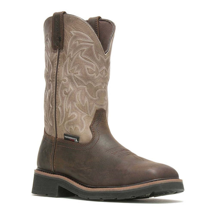 Wolverine Rancher Waterproof Steel Safety Toe Western Wellington Pull On Work Boot W221030
