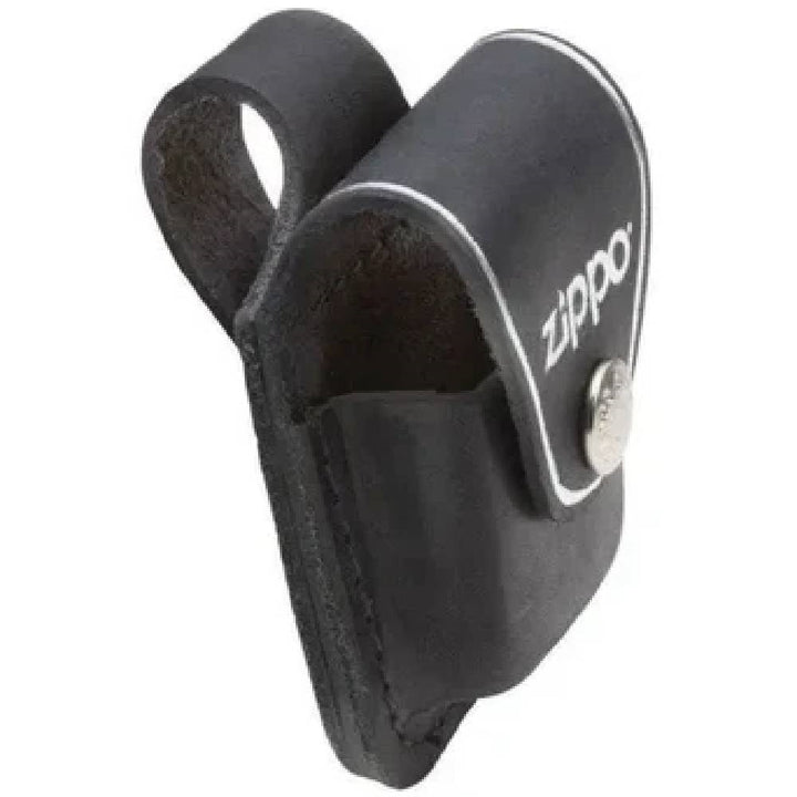 Zippo Black Leather Pouch With Belt Loop 17050