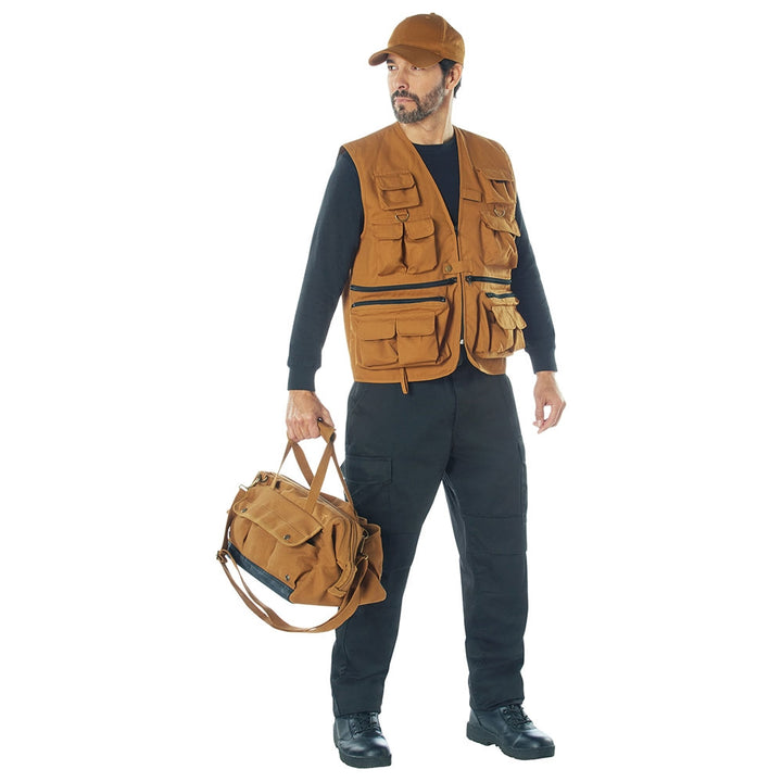 Rothco Work Brown Travel Vest 75315