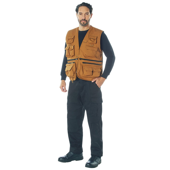 Rothco Work Brown Travel Vest 75315