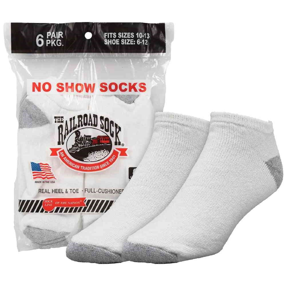 Railroad Socks Men No Show Socks 6066