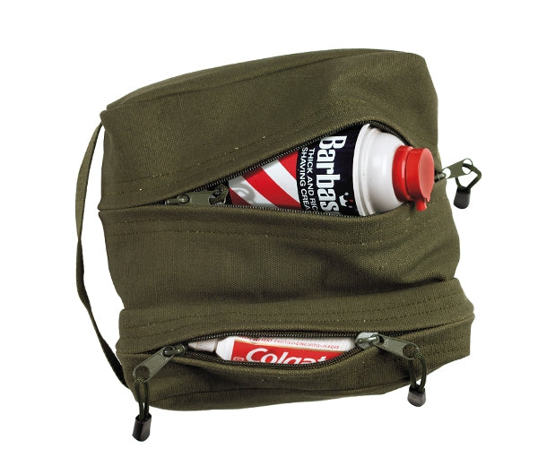 Rothco Canvas Dual Compartment Travel Kit 9126
