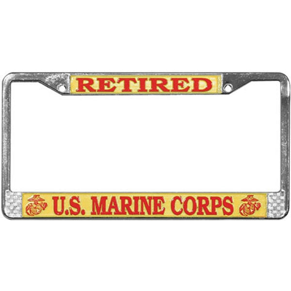 Mitchell Proffitt US Marines Retired License Plate Frame LFM02