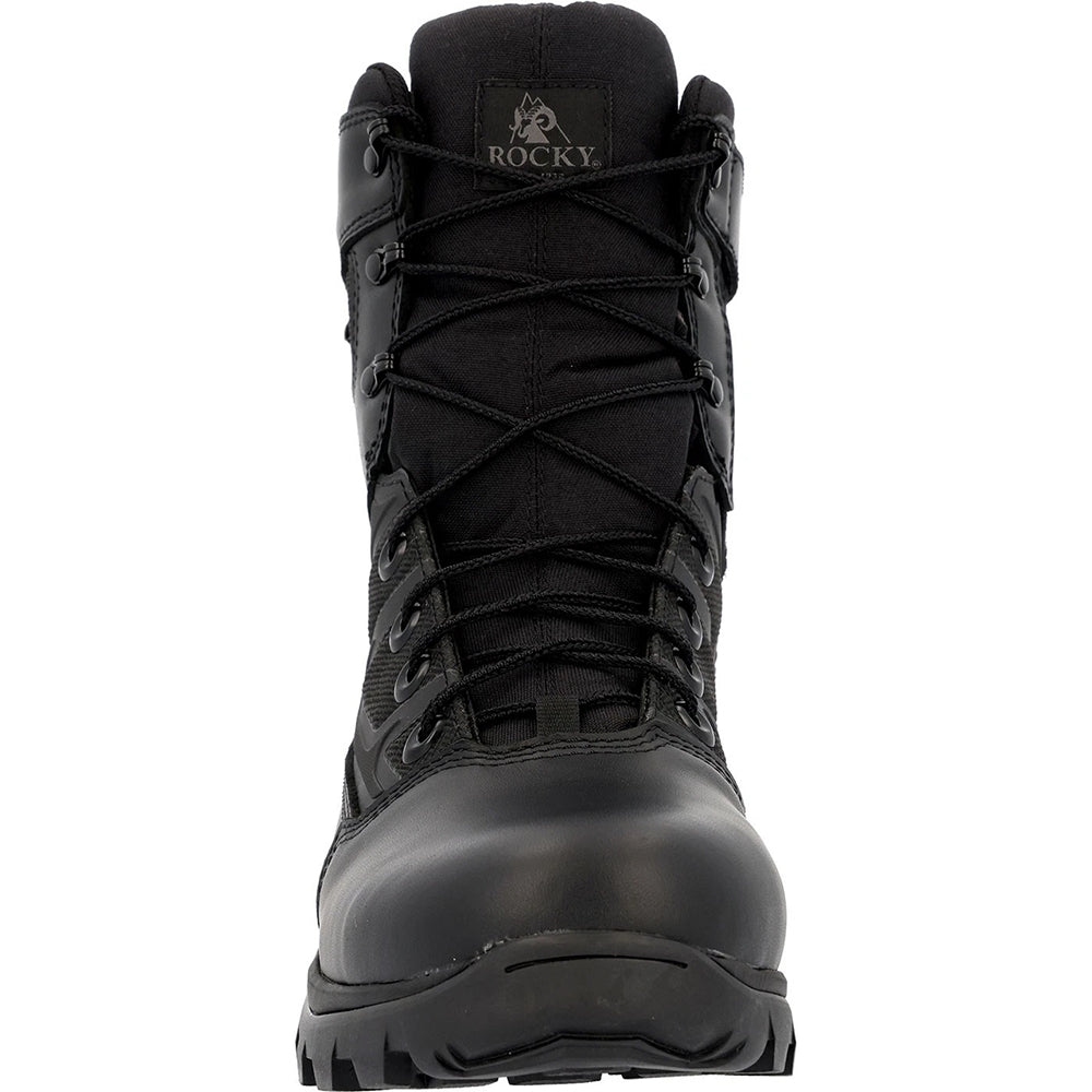 Rocky Enforcer Soft Toe Waterproof Slip Resistant Side Zipper Public Service Duty Boot RKD0137