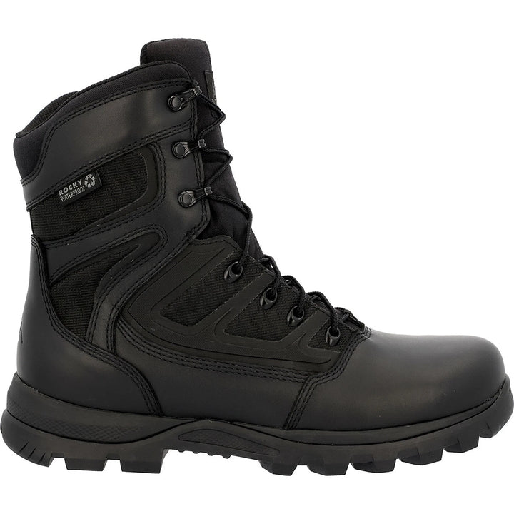 Rocky Enforcer Soft Toe Waterproof Slip Resistant Side Zipper Public Service Duty Boot RKD0137