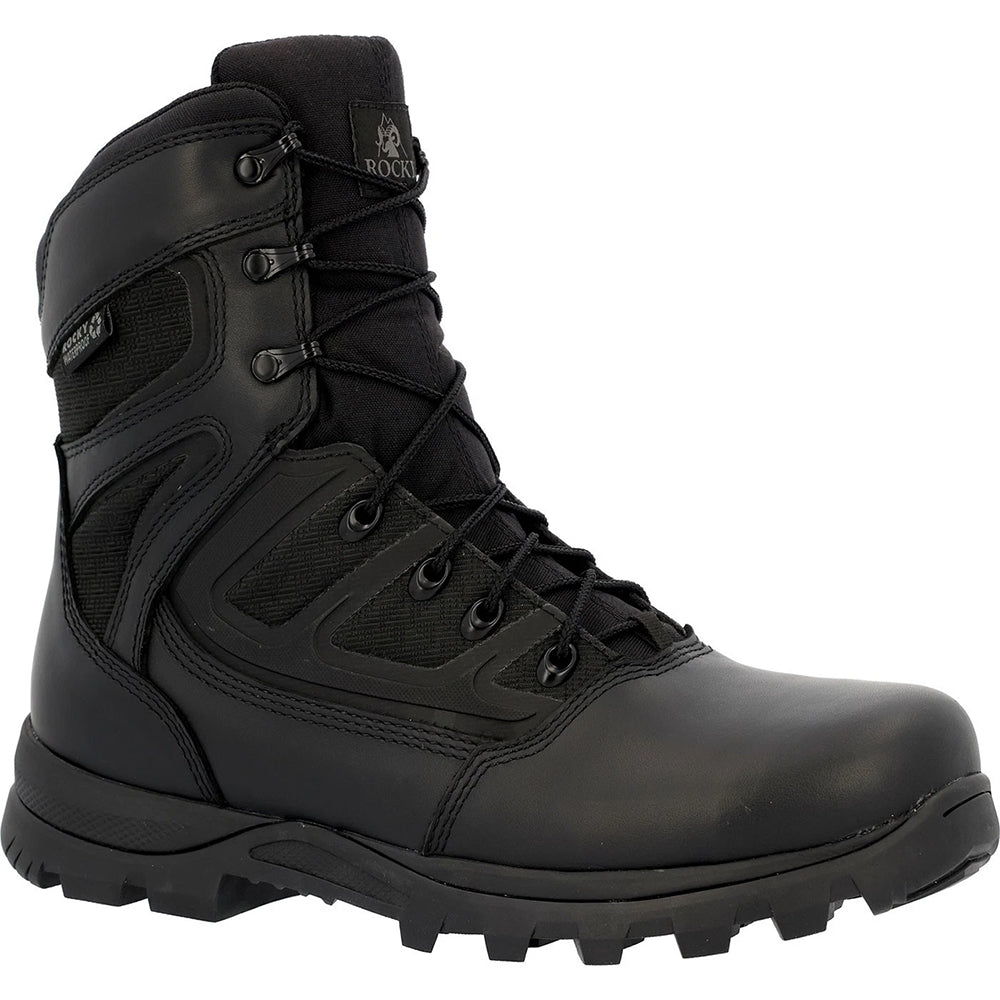 Rocky Enforcer Soft Toe Waterproof Slip Resistant Side Zipper Public Service Duty Boot RKD0137