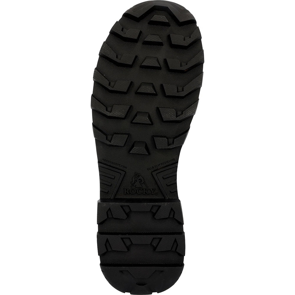 Rocky Enforcer Soft Toe Waterproof Slip Resistant Side Zipper Public Service Duty Boot RKD0137