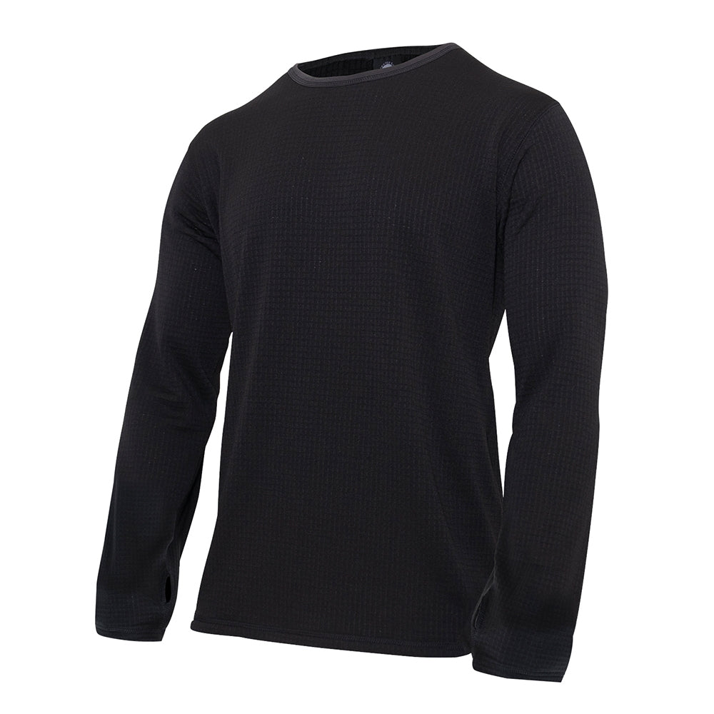 Rothco Black Underwear Crew Top - 69130