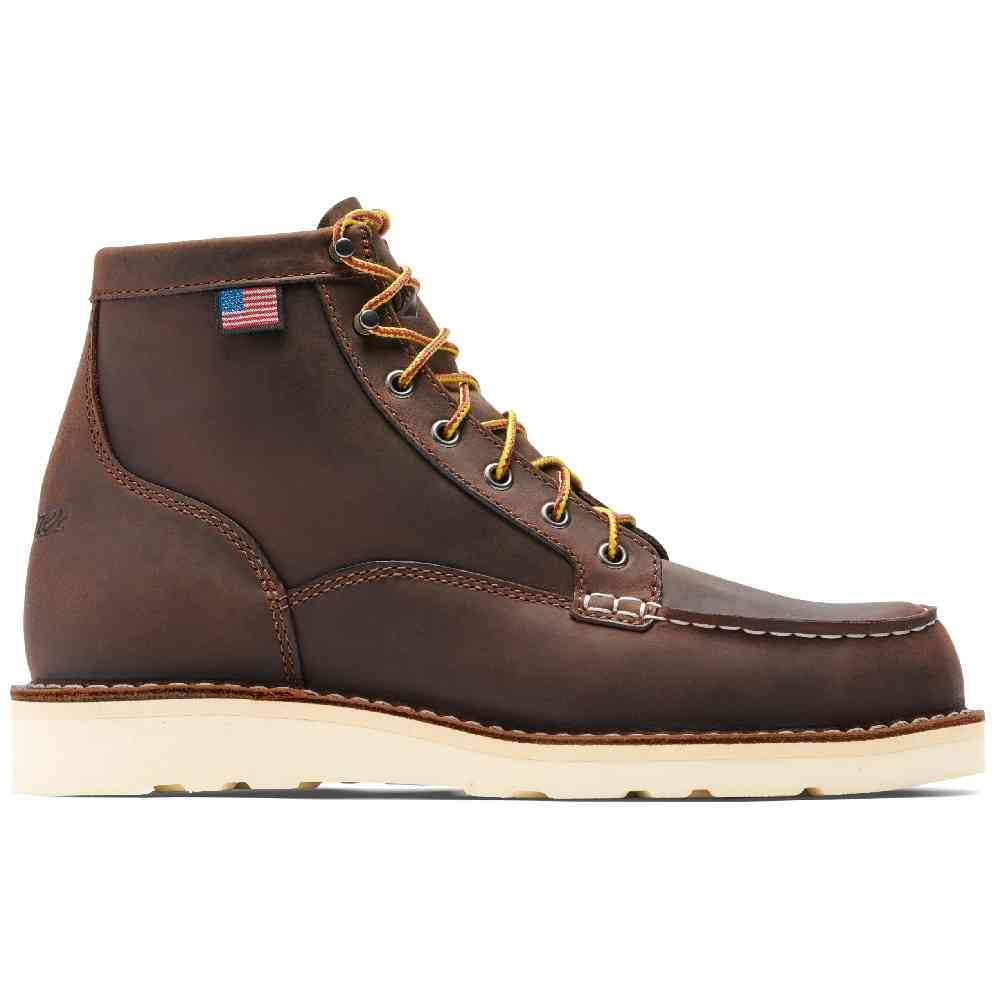 Danner Bull Run Moc Toe Brown Work Boots 15563