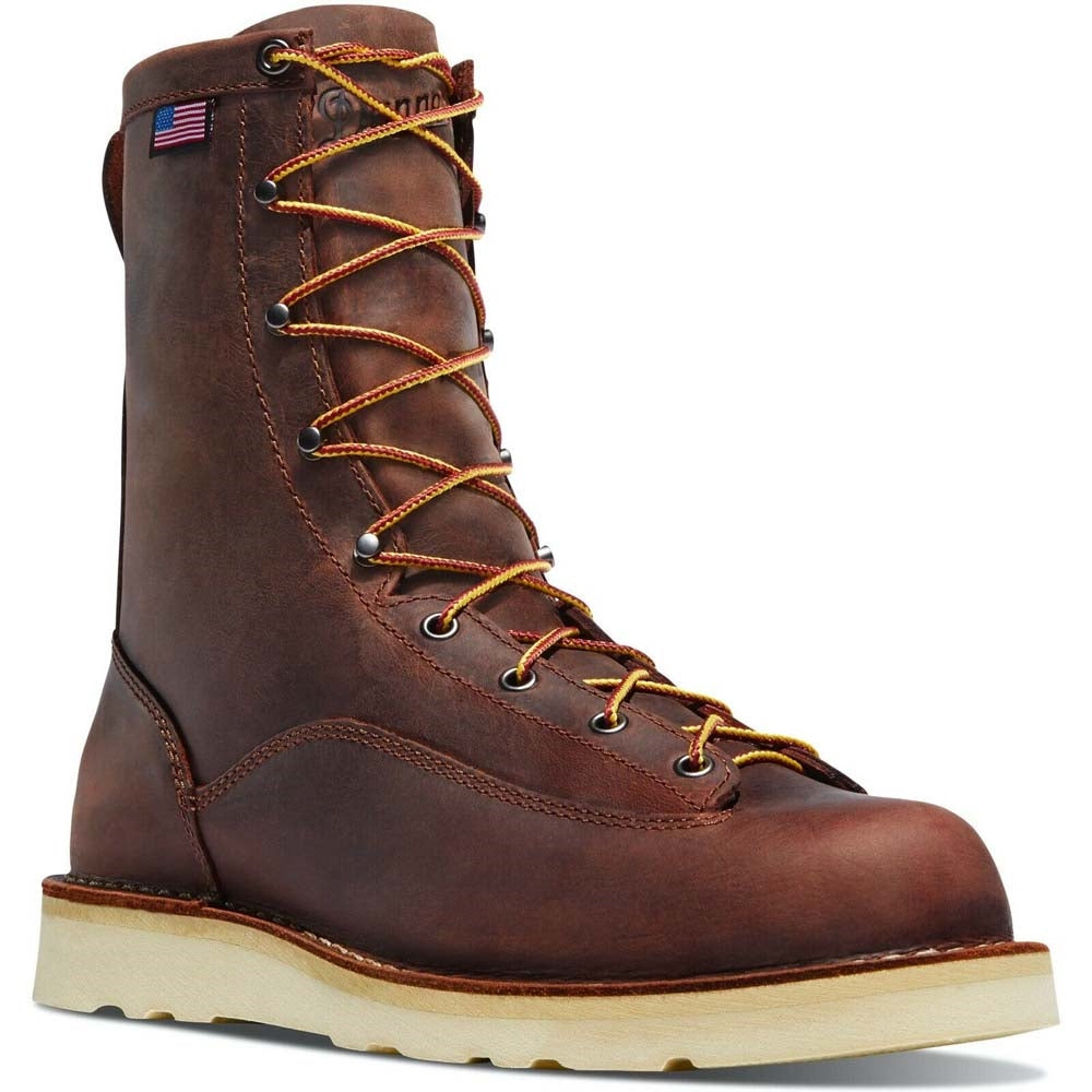 Danner Bull Run Plain Toe Wedge Sole Work Boot 15556