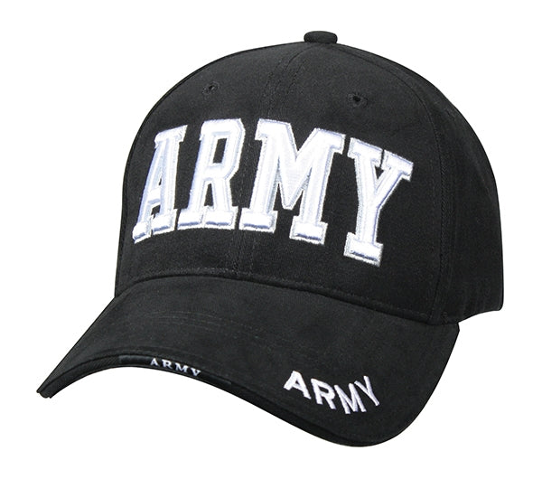 Rothco US Army Black Embroidered Baseball Cap 9385