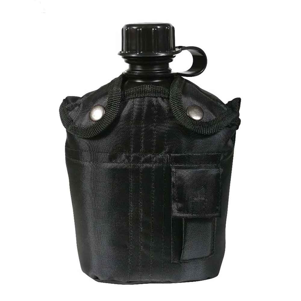 Rothco Black 3 Piece Canteen Kit - 1141