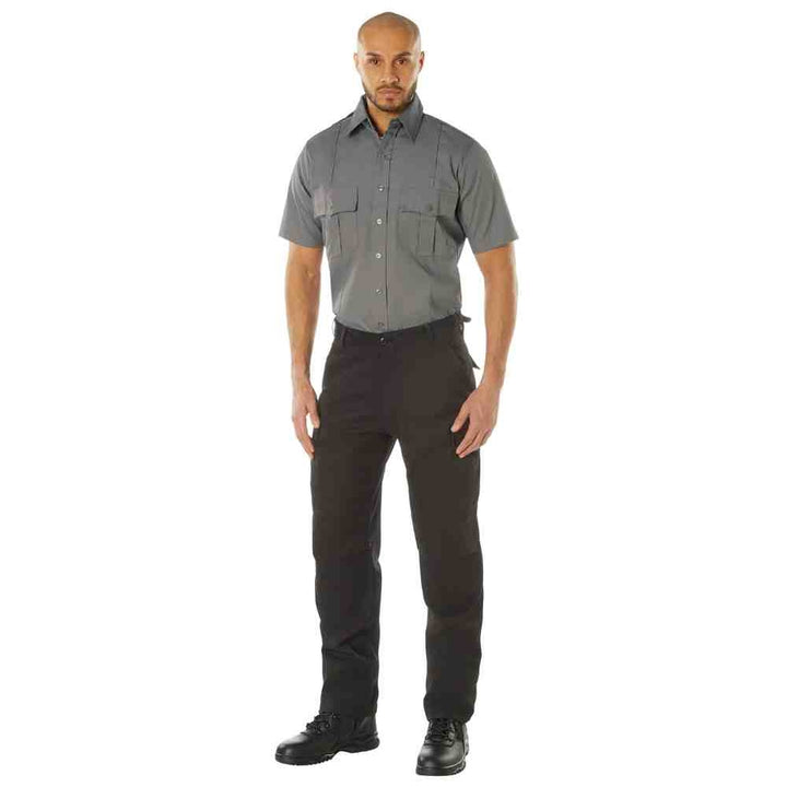 Rothco Grey Short Sleeve Uniform Shirt 30045