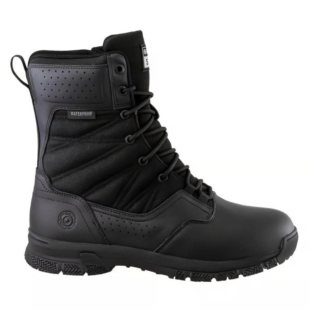 Original S.W.A.T Protec Side Zip Polishable Toe Waterproof Tactical Duty Boot 106501