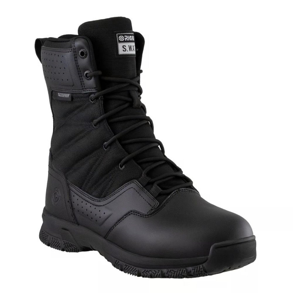 Original S.W.A.T Protec Side Zip Polishable Toe Waterproof Tactical Duty Boot 106501