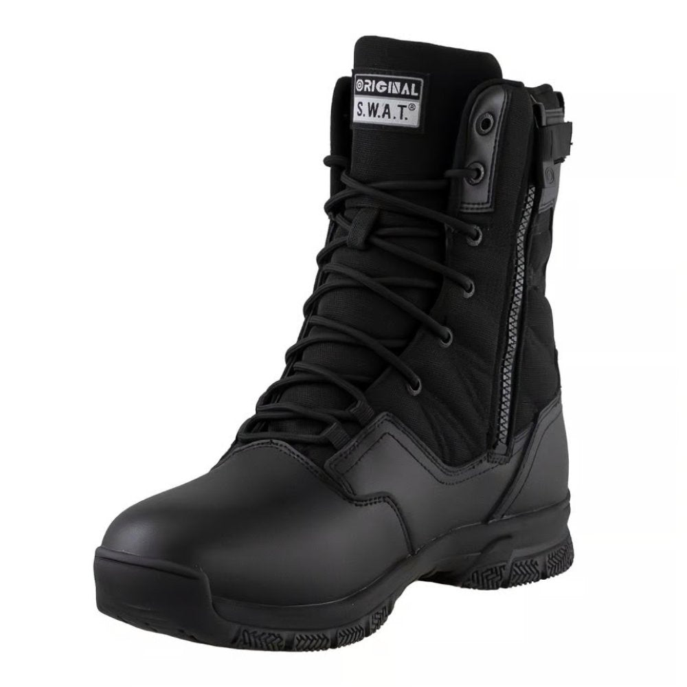 Original S.W.A.T Protec Side Zip Polishable Toe Waterproof Tactical Duty Boot 106501