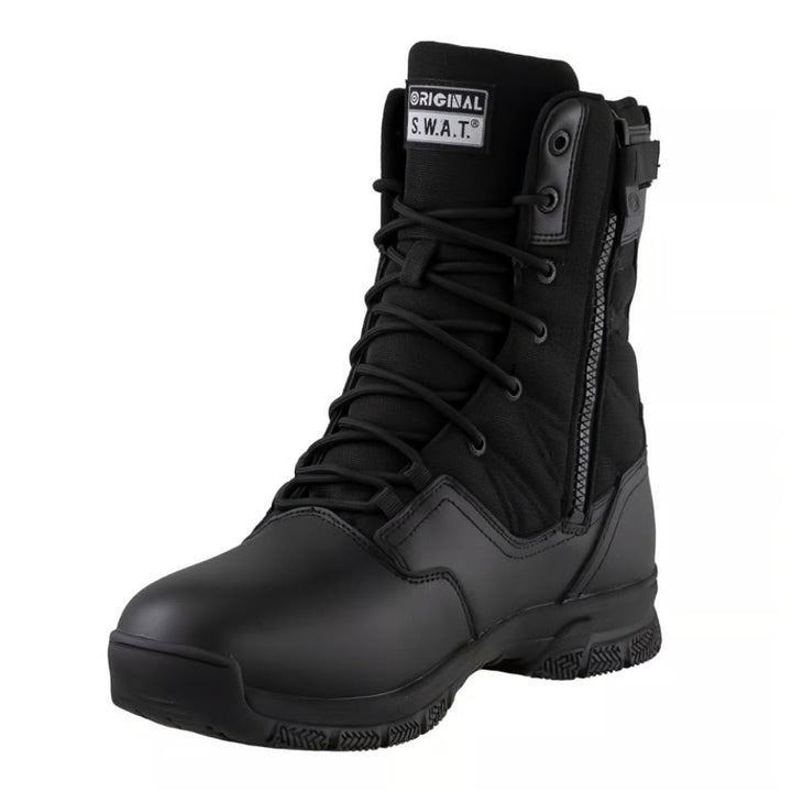 Original S.W.A.T Protec Side Zip Polishable Toe Waterproof Tactical Duty Boot 106501