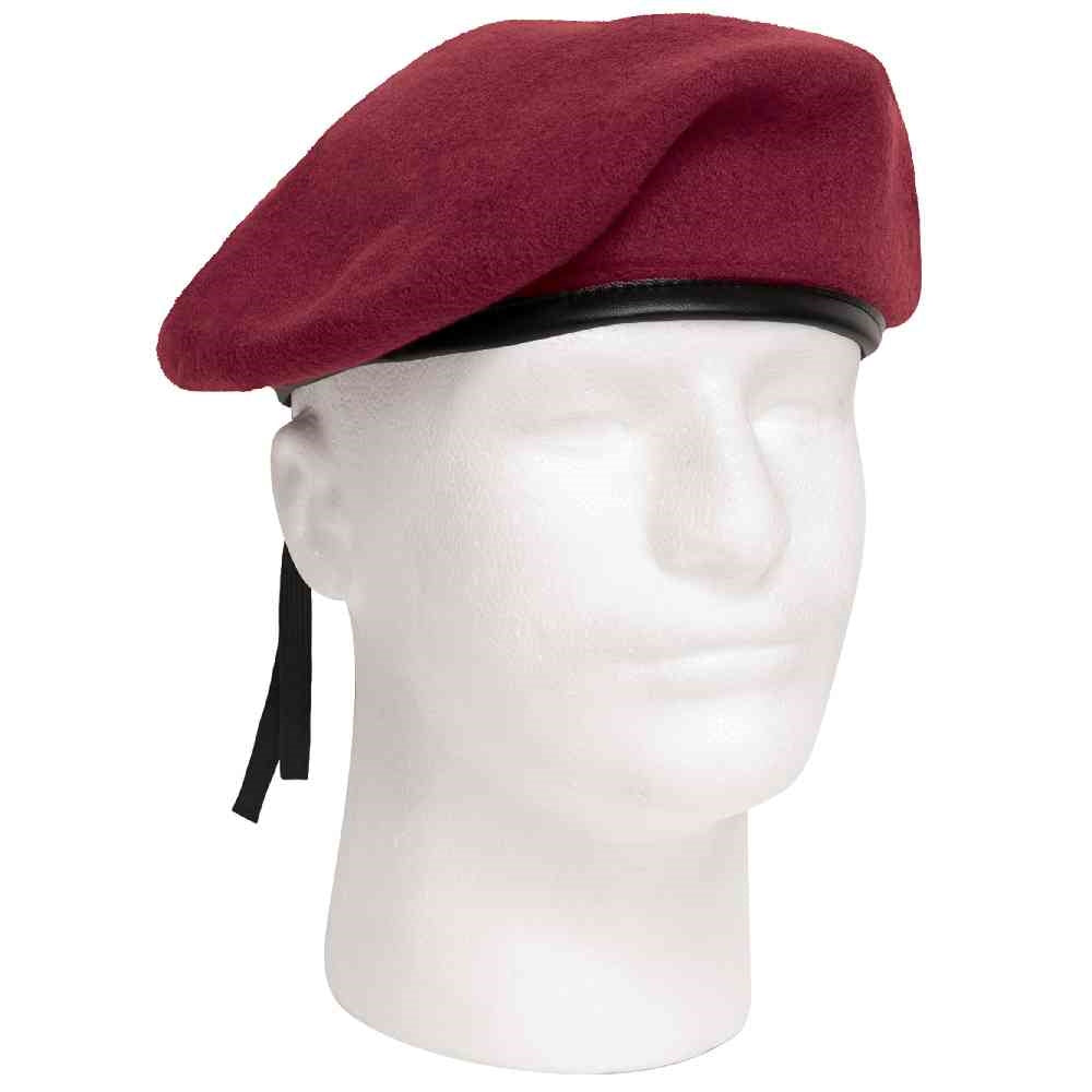 Rothco Maroon Wool Beret - 4909