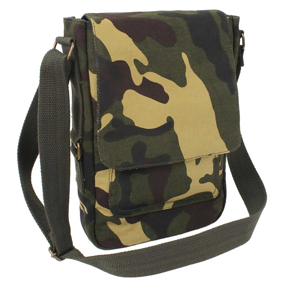 Rothco Woodland Camo Vintage Tech Bag - 5798
