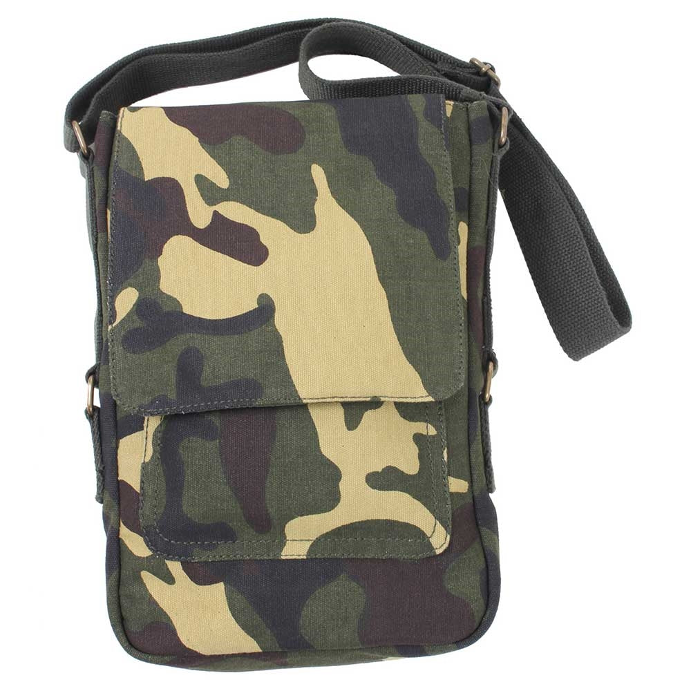 Rothco Woodland Camo Vintage Tech Bag - 5798