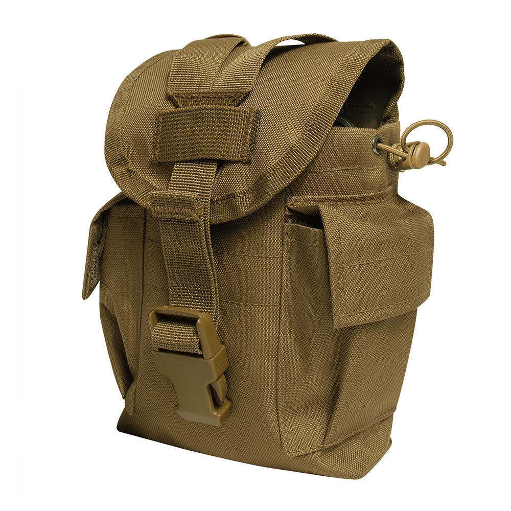 Rothco Coyote Brown Molle Canteen Utility Pouch 3145