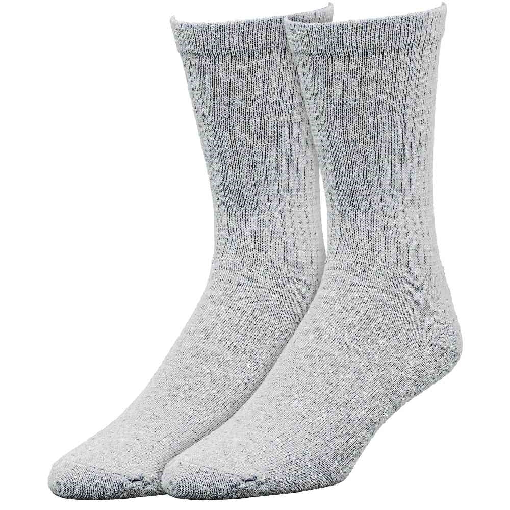 Railroad Socks Grey Crew Socks 6072