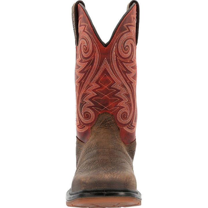 Rocky Worksmart Square Composite Toe Waterproof Pull On Western Work Boot RKW0385