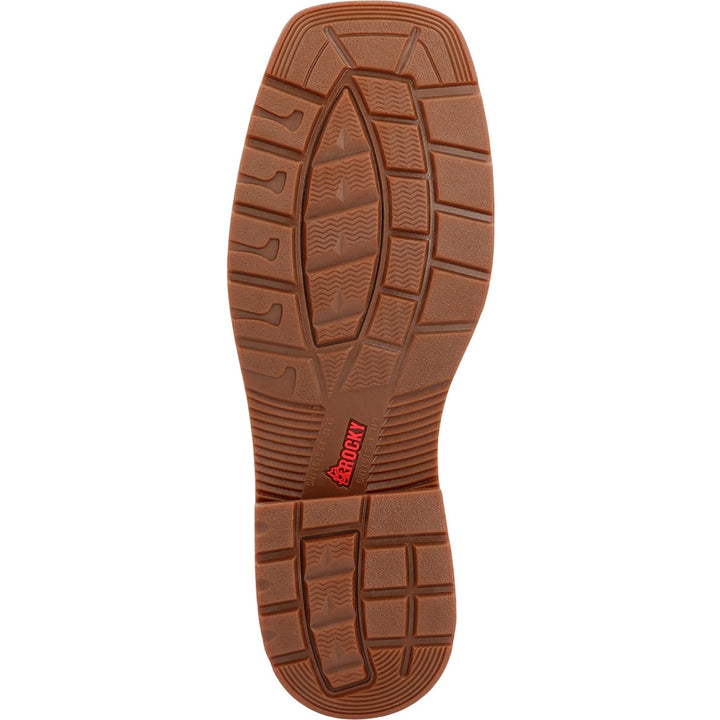 Rocky Worksmart Square Composite Toe Waterproof Pull On Western Work Boot RKW0385