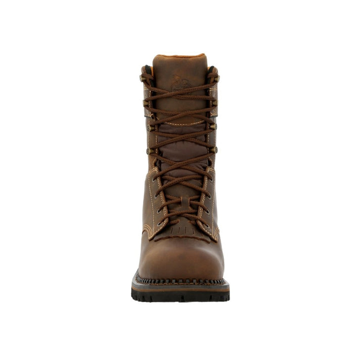 Georgia AMP LT Logger Waterproof Insulated Pull On Composite Toe Work Boot GB00491