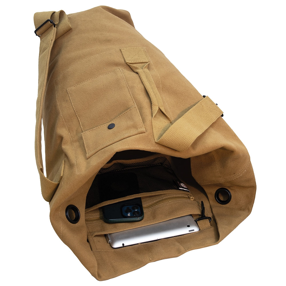 Rothco Coyote Nomad Canvas Duffle Backpack 24850
