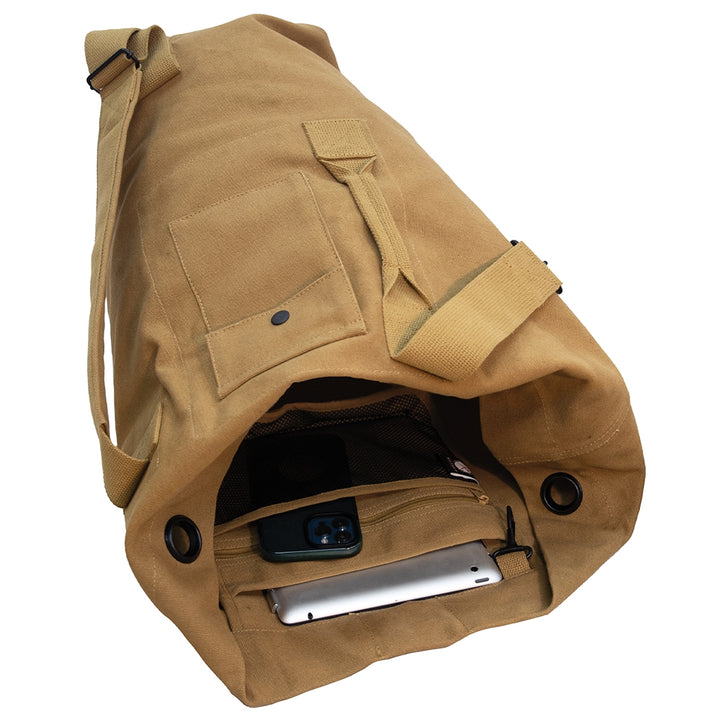 Rothco Coyote Nomad Canvas Duffle Backpack 24850