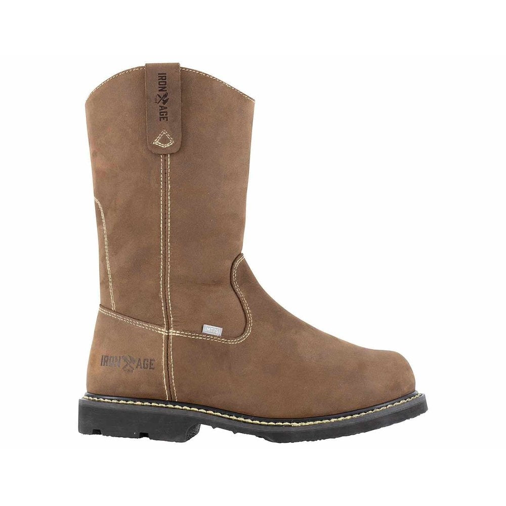 Iron Age Groundbreaker Composite Toe Wellington With Cushguard Internal Metguard Work Boot IA5094