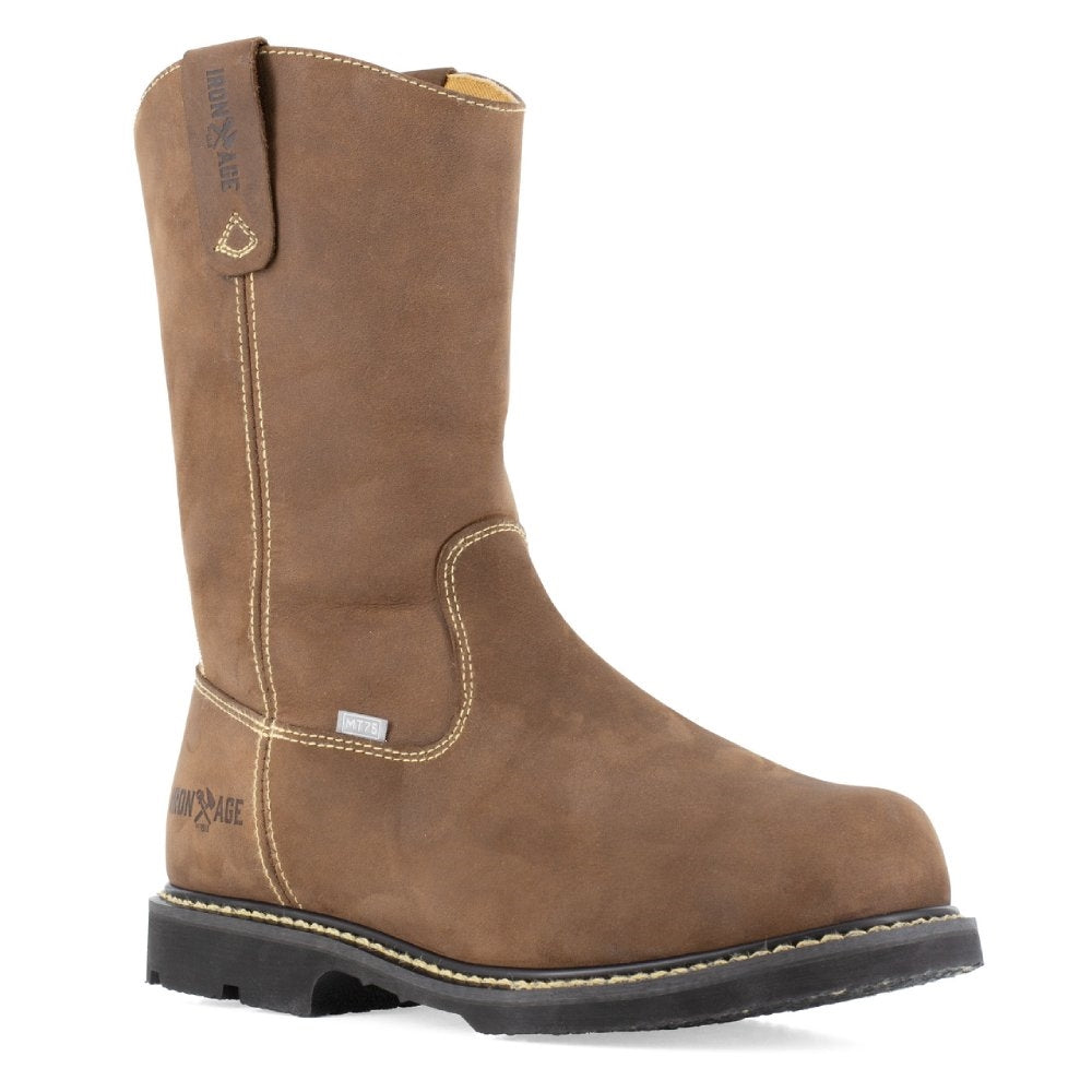 Iron Age Groundbreaker Composite Toe Wellington With Cushguard Internal Metguard Work Boot IA5094