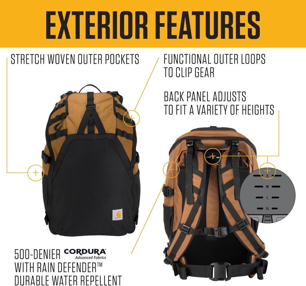Carhartt 45L Nylon Internal Frame Hiking Backpack B0000440