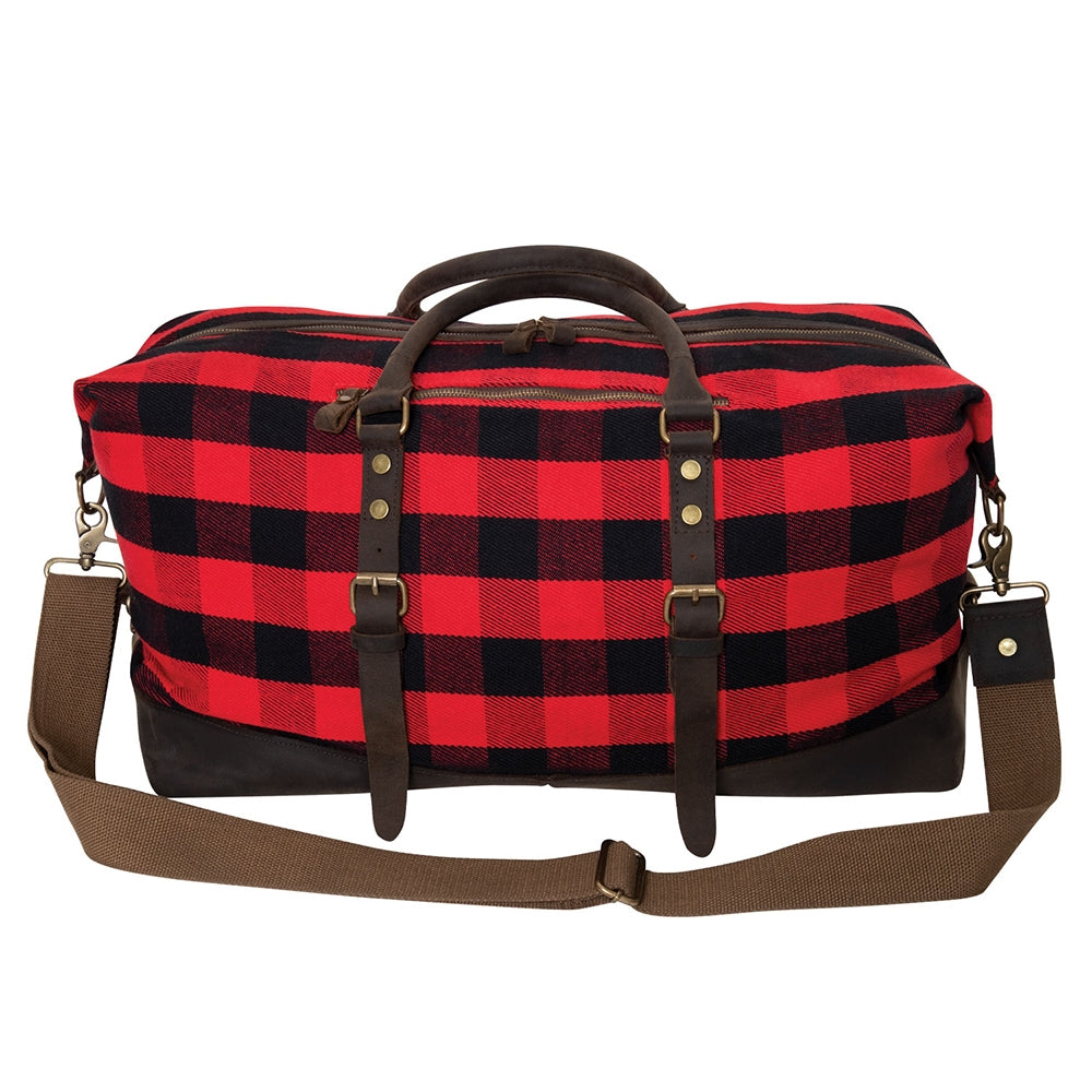 Rothco Red Plaid Extended Weekender Bag - 9086