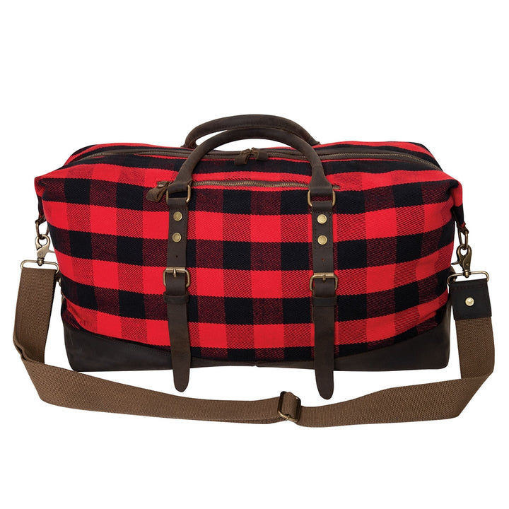 Rothco Red Plaid Extended Weekender Bag - 9086