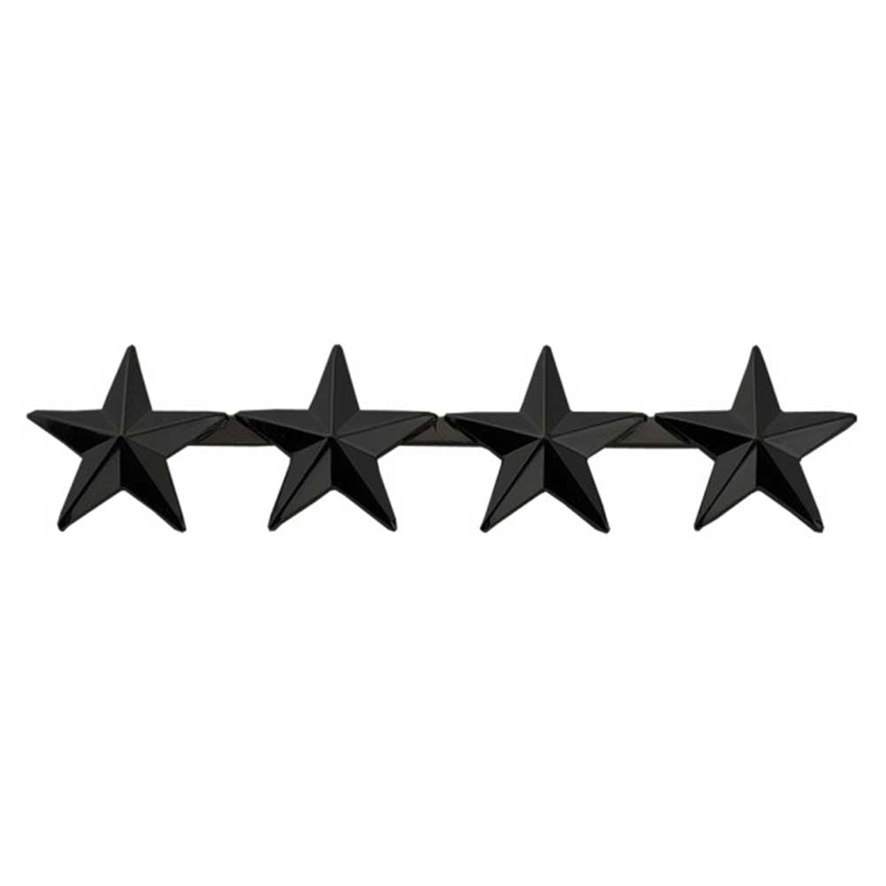 Four Star 0.5 Inch Insignia with Clutch Backs 4488
