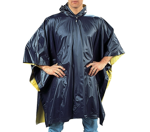 Rothco Navy PVC Reversible Poncho - 3644