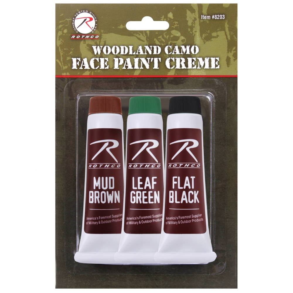 Rothco Three Pack Camouflage Face Paint Creme 8203