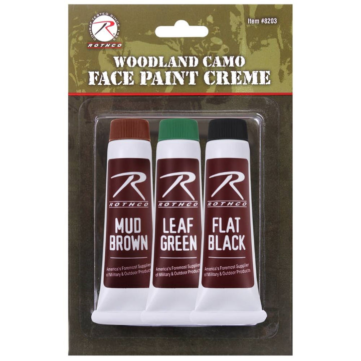 Rothco Three Pack Camouflage Face Paint Creme 8203