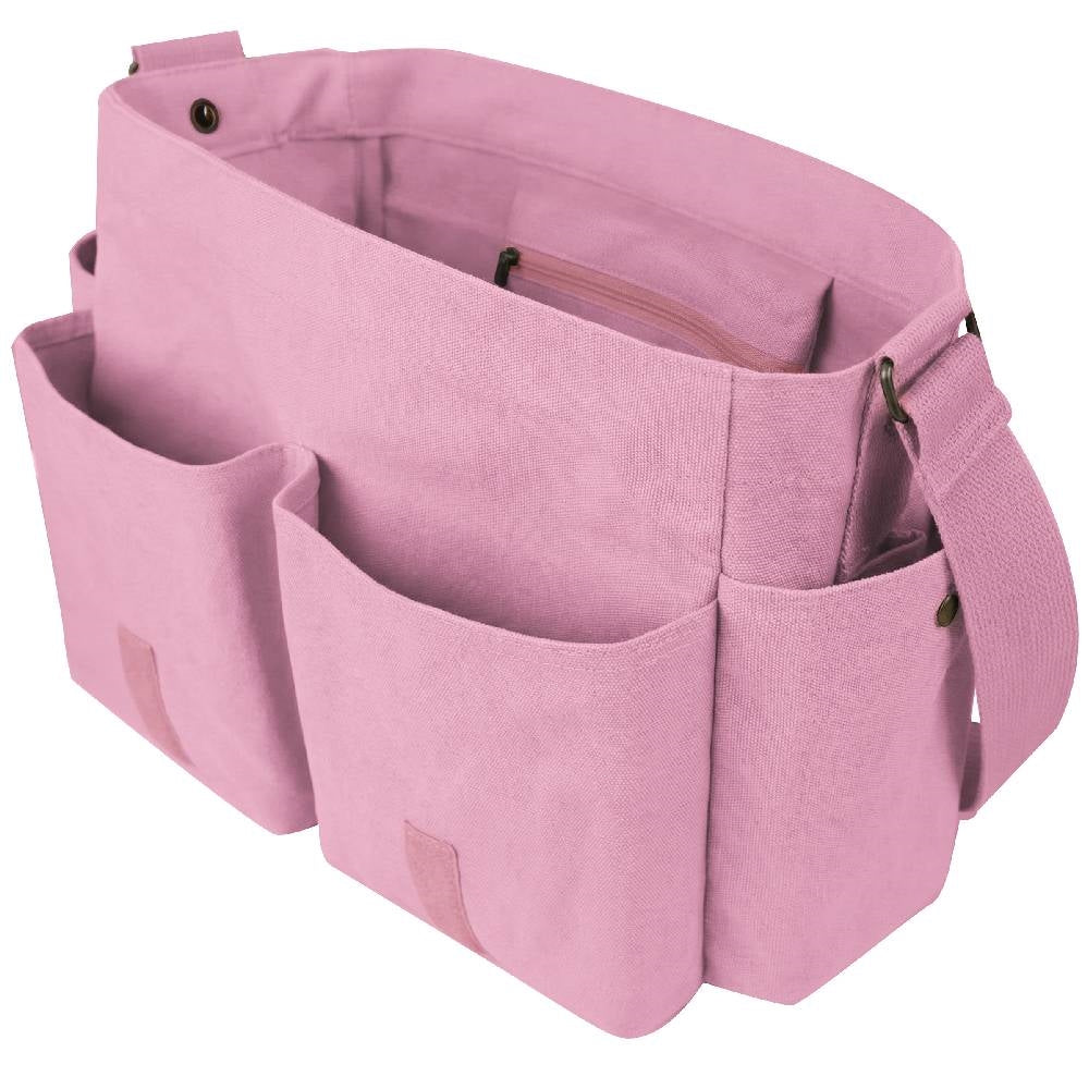 Rothco Pink Canvas Messenger Bag - 8154