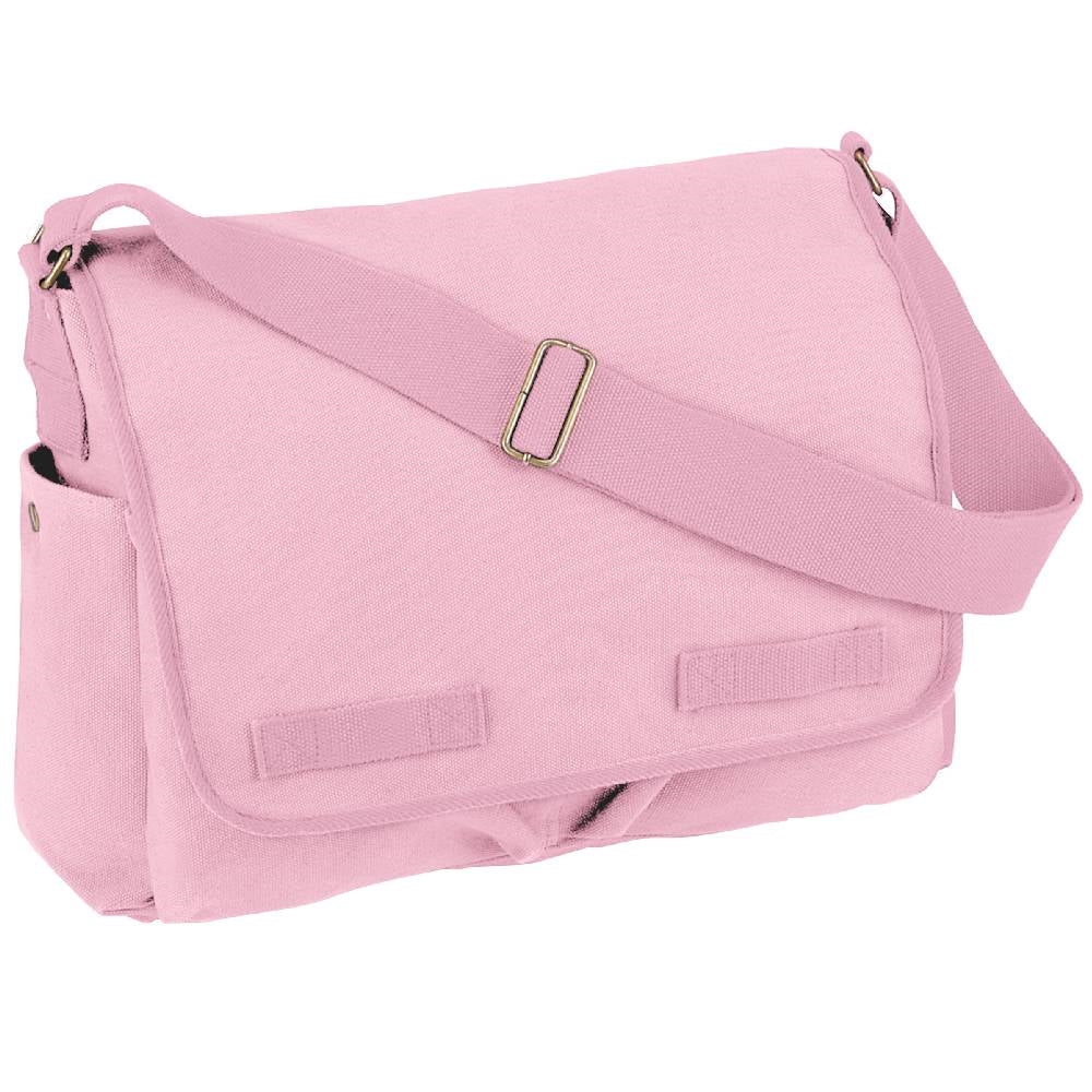 Rothco Pink Canvas Messenger Bag - 8154