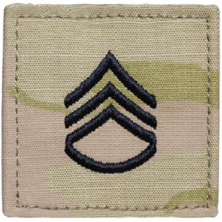 Scorpion Staff  Sergeant E-6 Insignia Patch - SV206