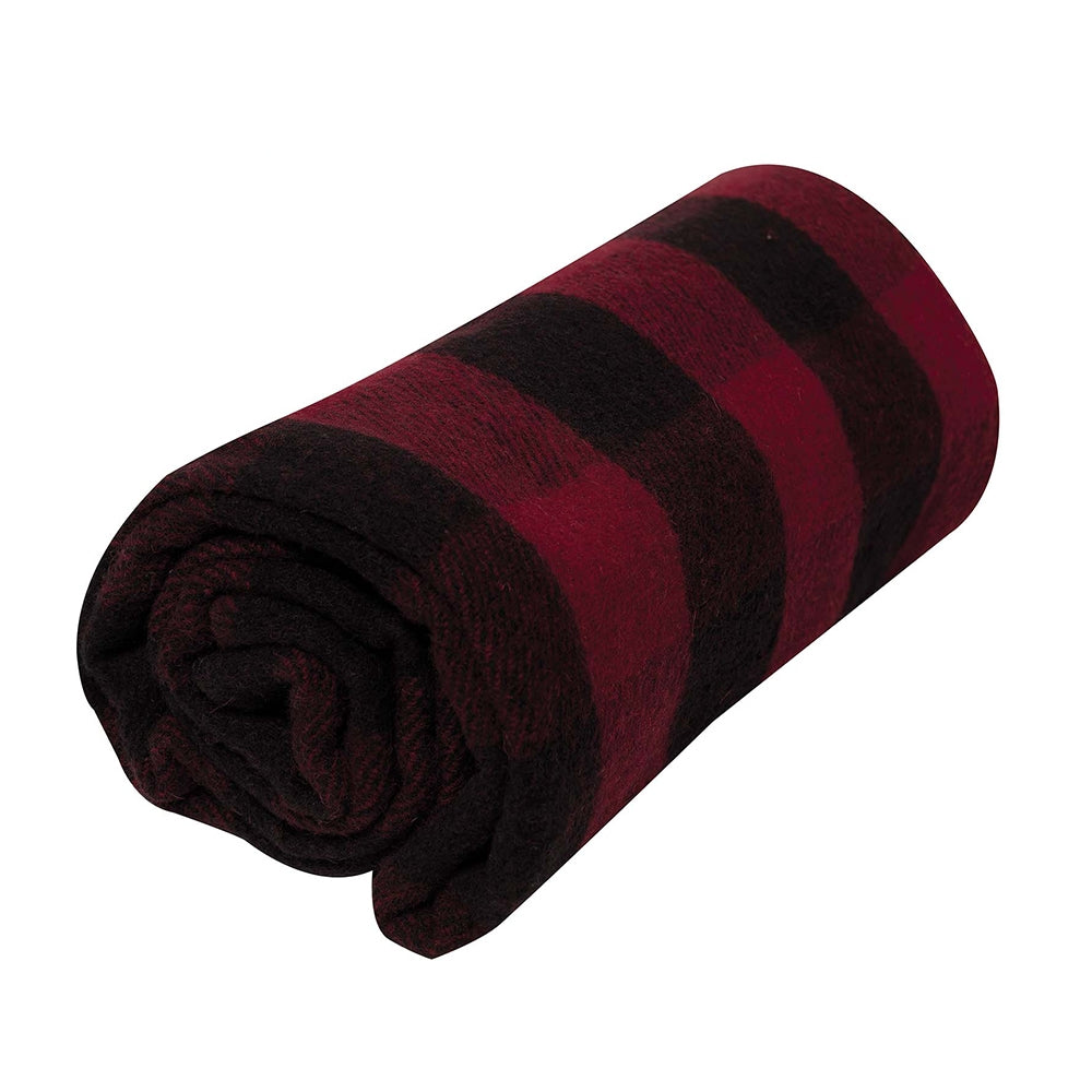 Rothco Red Plaid Wool Blanket - 1146
