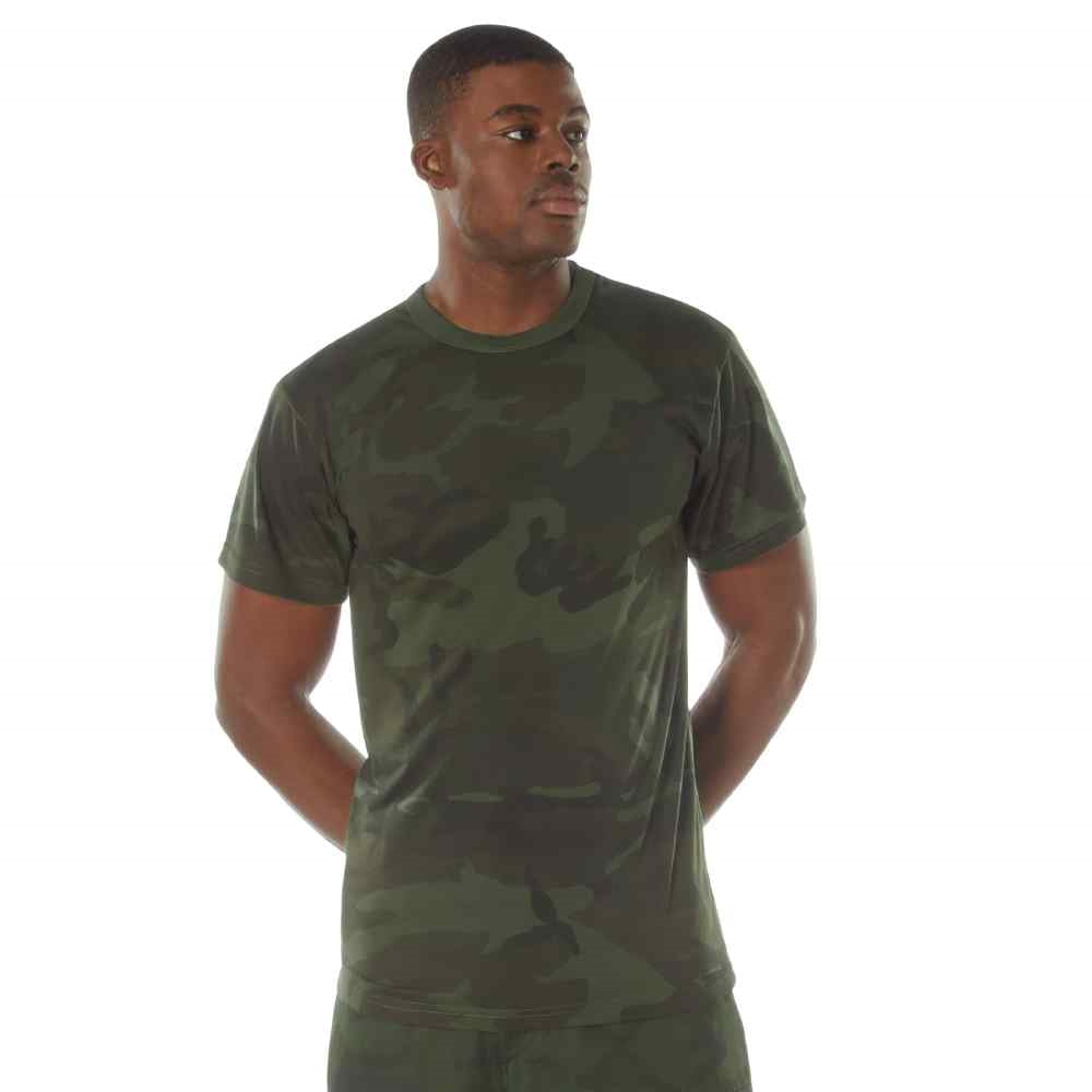 Rothco Camouflage Moisture Wicking T-Shirts 12325